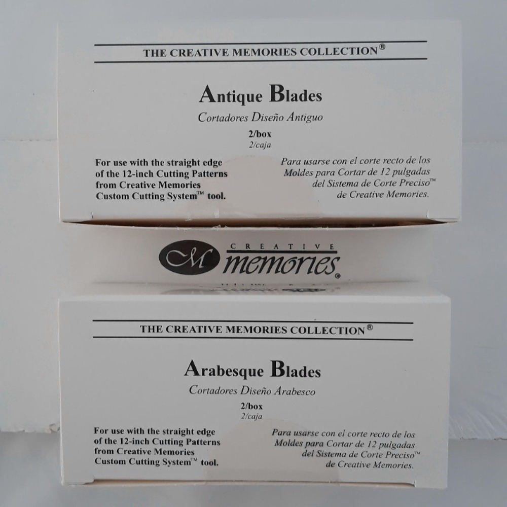 NEW Creative Memories Blades - Antique & Arabesque